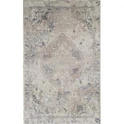 Dalyn Rug AN7LI5X8 5 ft. 3 in. x 7 ft. 7 in. AN7 Antigua Rectangle Area Rug; Linen