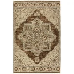 Dalyn Rug BU1WA8X10 7 ft. 6 in. x 9 ft. 8 in. BU1 Baku Rectangle Area Rug - Walnut