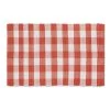Midwest Design Imports Design Imports CAMZ12561 26 x 40 in. Buffalo Check Rag Rug; Vintage Red & White -Rugs&Mats Official Shop Unbeatablesale20Inc DSII8539xx650xx055ca8