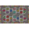 Flagship Carpets CE486-28W 5 x 8 Hopscotch Rug - Rectangle -Rugs&Mats Official Shop Unbeatablesale20Inc FLGC1948xx650xxeadd26