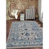 Jensendistributionservices 10 x 13 ft. Machine Woven Crossweave Polyester Oriental Rectangle Area Rug; Ivory & Blue -Rugs&Mats Official Shop Unbeatablesale20Inc GTMY10458xx650xx98ce2f