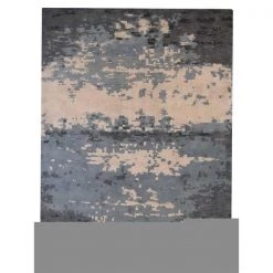 Jensendistributionservices 10 x 14 ft. Hand Knotted Wool Contemporary Rectangle Area Rug; Multi Color