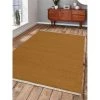 Glitzy Rugs UBSD00111H0012A11 6 x 9 ft. Hand Woven Flat Weave Kilim Wool Solid Rectangle Area Rug; Gold -Rugs&Mats Official Shop Unbeatablesale20Inc GTMY7912xx650xx93218f
