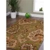 Glitzy Rugs UBSK00151T0013A16 8 x 11 ft. Hand Tufted Wool Floral Rectangle Area Rug; Green -Rugs&Mats Official Shop Unbeatablesale20Inc GTMY8207xx650xx9b067b