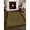 Jensendistributionservices 5 x 8 ft. Hand Tufted Wool Solid Rectangle Area Rug; Green -Rugs&Mats Official Shop Unbeatablesale20Inc GTMY8247xx650xx0f5721