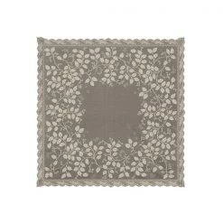 Heritage Lace LL-4242PB Laurel 42 x 42 in. Table Topper; Pebble