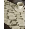Heritage Lace DI-1336X Diamond Linen 13 x 36 in. Runner - Flax