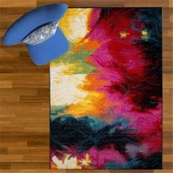 Home Dynamix 769924437988 5 ft. 2 in. x 7 ft. 2 in. Splash Mondrian Area Abstract Rug - Multicolor