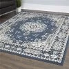 Home Dynamix 769924532041 7 ft. 8 in. x 10 ft. 7 in. Lyndhurst Asiana Area Medallion Rug - Midnight Blue -Rugs&Mats Official Shop Unbeatablesale20Inc HMDY616xx650xxa42269