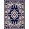 Home Dynamix 769924013670 1 ft. 9 in. x 7 ft. 2 in. Premium Sakarya Runner Area Border Rug - Navy Blue -Rugs&Mats Official Shop Unbeatablesale20Inc HMDY717xx650xxe825d1