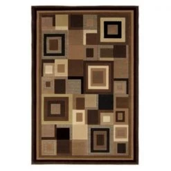Home Dynamix 769924119679 7 ft. 10 in. x 10 ft. 2 in. Catalina Virginia Area Geometric Rug - Black & Brown