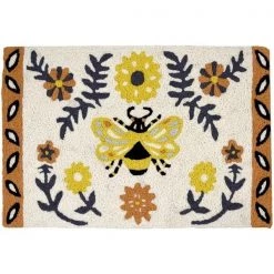 Jellybean JB-JB160 20 x 30 in. Quilting Bee Indoor & Outdoor Accent Rug