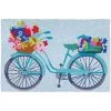 Jellybean JB-EJ002 20 x 30 in. Flower Basket on Bicycle Rug -Rugs&Mats Official Shop Unbeatablesale20Inc HMFR2654xx650xxb5838b