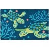 Jellybean JB-LCW021 20 x 30 in. Deep Blue Sea Turtles Rug