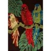 Art Carpet 841864117936 4 x 6 ft. Antigua Collection Parrots Woven Area Rug; Brown