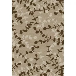 Standalone 7 x 9 ft. Milan Collection Eucalyptus Woven Area Rug; Beige