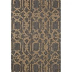 Art Carpet 29946 3 x 4 ft. Plymouth Collection Blacksmith Flat Woven Indoor & Outdoor Area Rug; Gray