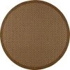 Art Carpet 30386 7 ft. Plymouth Collection Bayou Flat Woven Indoor & Outdoor Round Area Rug; Brown -Rugs&Mats Official Shop Unbeatablesale20Inc IMS4257xx650xxbf01d2