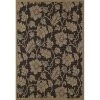 Art Carpet 30591 5 x 8 ft. Plymouth Collection Esplanade Flat Woven Indoor & Outdoor Area Rug; Black