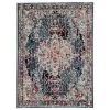 Jaipur Living RUG141654 5 ft. 3 in. x 7 ft. 6 in. Peridot Loren Medallion Power Loomed Bohemian Rectangle Area Rug; Teal & Turquoise -Rugs&Mats Official Shop Unbeatablesale20Inc JP11667xx650xxee645d