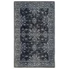 Jaipur Living RUG143001 Fayer Indoor & Outdoor Medallion Area Rug; Blue & Black - 2 x 3 ft. -Rugs&Mats Official Shop Unbeatablesale20Inc JP12511xx650xxab7d2d