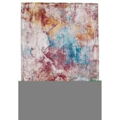 Vibe by Jaipur Living RUG150799 Comet Abstract Multi Color & Red Area Rug ; 5 x 8 ft.