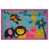 Dwellingdesigns 39 x 58 in. Fun Time-Jungle Party Kids Rugs -Rugs&Mats Official Shop Unbeatablesale20Inc LARUG3603xx650xxc75647