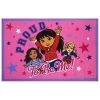 Fun Rug DO-21 3958 39 x 58 in. Nickelodeon Dora Proud To Be Me Kids Rugs