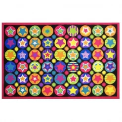 La Rug, Fun Rugs LA Rug FT-78 3958 39 x 58 in. Fun Time Stars Area Rug; Multi Color