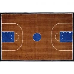 La Rug, Fun Rugs LA Rug TSC-152 0573 5 ft. x 7 ft.3 in. Supreme Basketball Court Area Rug; Multi Color