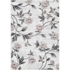 Lbaiet DN509P57 5 x 7 ft. Danby Luna Floral Rug; Pink