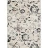 Lbaiet DN870B57 5 x 7 ft. Danby Quinn Floral Rug; Grey