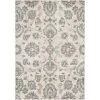 Lbaiet DN140B57 5 x 7 in. Danby Emery Floral Rug; Grey -Rugs&Mats Official Shop Unbeatablesale20Inc LBET085xx650xx5661d1