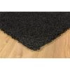 L Baiet BW542C46 Alora Shag Rug; Black - 4 x 6 ft.