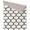 L Baiet BW336W26 Desiree Shag Rug; White - 2 x 6 ft.