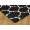 L Baiet BW494C81 Caylee Shag Rug; Black - 8 x 10 ft. -Rugs&Mats Official Shop Unbeatablesale20Inc LBET174xx650xx9c19d8