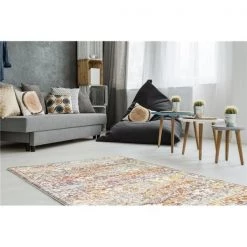 L Baiet RY120M46 Elsa Traditional Rug; Multi Color - 4 x 6 ft.