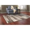 L Baiet MN306U46 Serena Striped Rug; Brown - 4 x 6 ft. -Rugs&Mats Official Shop Unbeatablesale20Inc LBET275xx650xx09dc4e