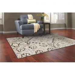 L Baiet RS912S46 Piper Aztec Rug; Green - 4 x 6 ft.