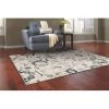 L Baiet DN870B46 Quinn Floral Rug; Grey - 4 x 6 ft. -Rugs&Mats Official Shop Unbeatablesale20Inc LBET314xx650xx7bc3f8