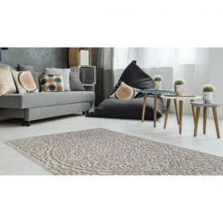 L Baiet DR699E81 8 x 10 ft. Scarlett Traditional Rug; Beige