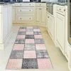 Lbaiet CH520P57 Pink Lyanna 5 x 7 ft. Rectangle Area Rug; Pink; White & Gray -Rugs&Mats Official Shop Unbeatablesale20Inc LBET607xx650xxf86a16