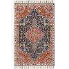 Loloi Rugs ZHARZR-01NVML160S 1 ft. 6 in. x 1 ft. 6 in. Zharah Woolen Rug; Navy & Multi