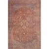 Loloi Rugs LORELQ-06REML3656 3 ft. 6 in. x 5 ft. 6 in. Loren Hand Knotted Rug; Red & Multi