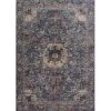 Loloi Rugs PORCPB-01BBBB160S Porcia Area Rug; Blue & Blue - 1 ft. - 6 in. x 1 ft. - 6 in. Square -Rugs&Mats Official Shop Unbeatablesale20Inc LLRG11448xx650xx5f290a