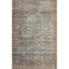 Loloi Rugs JULSJUL-05LJBK5076 5 x 7 ft.-6 in. Jules Power Loomed Traditional Rectangle Rug; Lagoon & Brick -Rugs&Mats Official Shop Unbeatablesale20Inc LLRG24625xx650xx3407a1
