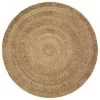 LR Resources NATUR12034GRY40RD 4 ft. Natural Jute Round Area Rug; Gray -Rugs&Mats Official Shop Unbeatablesale20Inc LRR3278xx650xx9db8b0