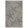 LR Home CAPTI81019GNY5070 5 x 7 ft. Captiva Starry Shores Indoor & Outdoor Area Rug; Gray & Navy -Rugs&Mats Official Shop Unbeatablesale20Inc LRR3852xx650xx0a2f1a