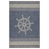 LR Home CAPTI81025NVG5070 5 x 7 ft. Captiva Nautical Helm Indoor & Outdoor Area Rug; Navy & Gray -Rugs&Mats Official Shop Unbeatablesale20Inc LRR3880xx1200xx1ee8f7