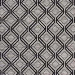 LR Resources RETRE81600NAT5070 Geometric Daze Indoor & Outdoor Rug; Black; Cream & Tan